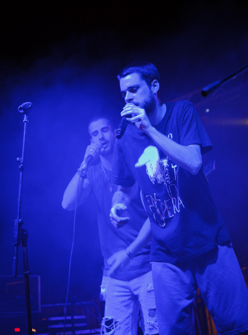 Batería y música en directo